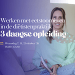 Woensdag 7, 14, 21 okt '26 13u00 - 17u30 3 daagse opleiding voor diëtisten (1)