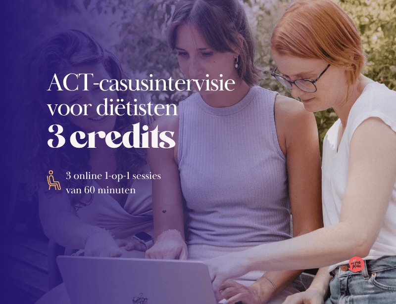 ACT-casusintervisie voor diëtisten - 3 credits
